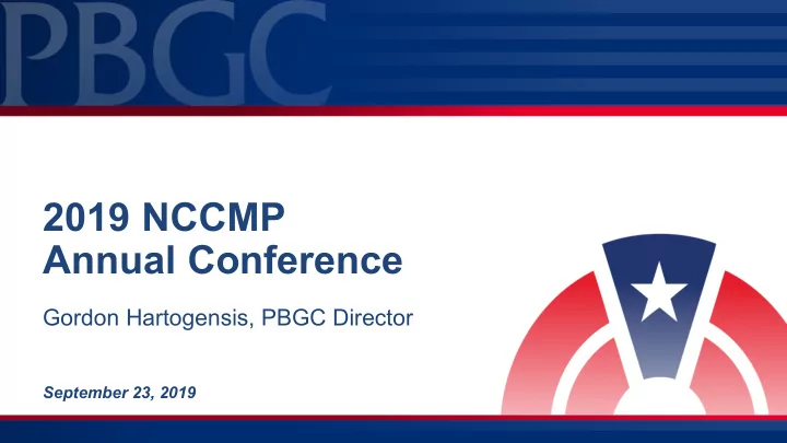 2019 nccmp annual conference