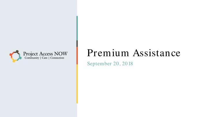 premium assistance