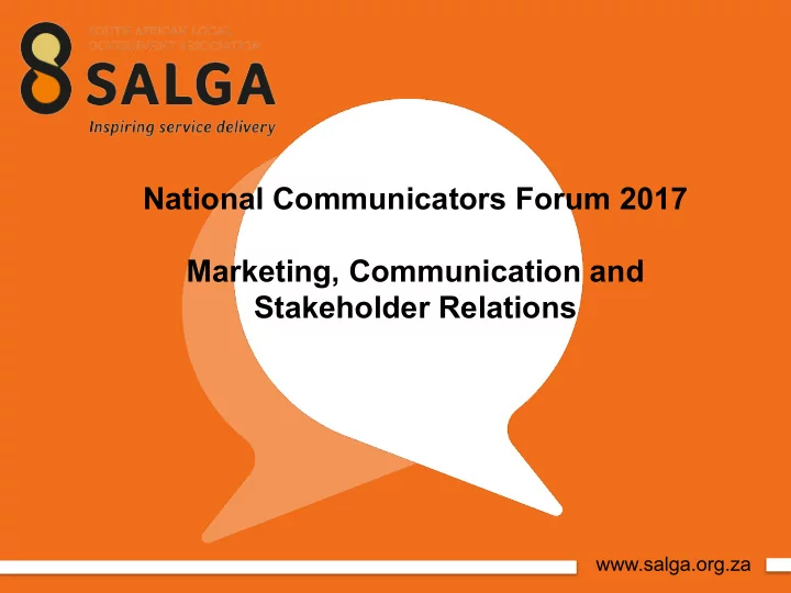 national communicators forum 2017