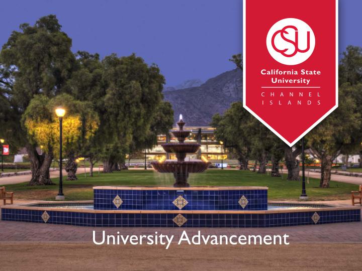 university advancement ua mission statement