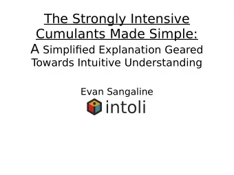 The Strongly Intensive  Cumulants Made Simple: A Simplifjed Explanation Geared  T  owards Intuitive