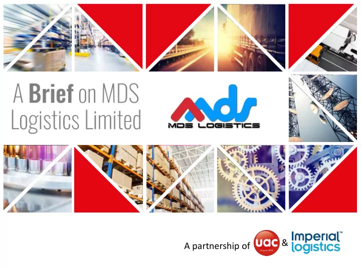 a partnership of about uacn plc