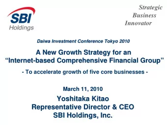 Yoshitaka Kitao  Yoshitaka Kitao  Representative Director &amp; CEO  Representative Director &amp;