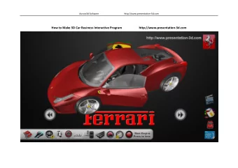 How to Make 3D Car Business Interactive Program          http://www.presentation-3d.com  Aurora3d
