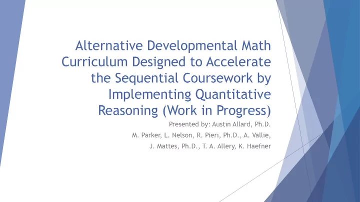 the sequential coursework by