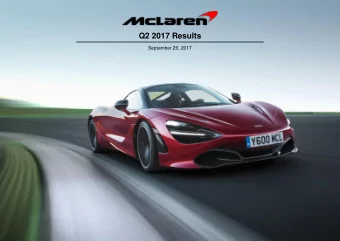 Q2 2017 Results  September 29, 2017  0    C O N F I D E N T I A L  One outstanding luxury and