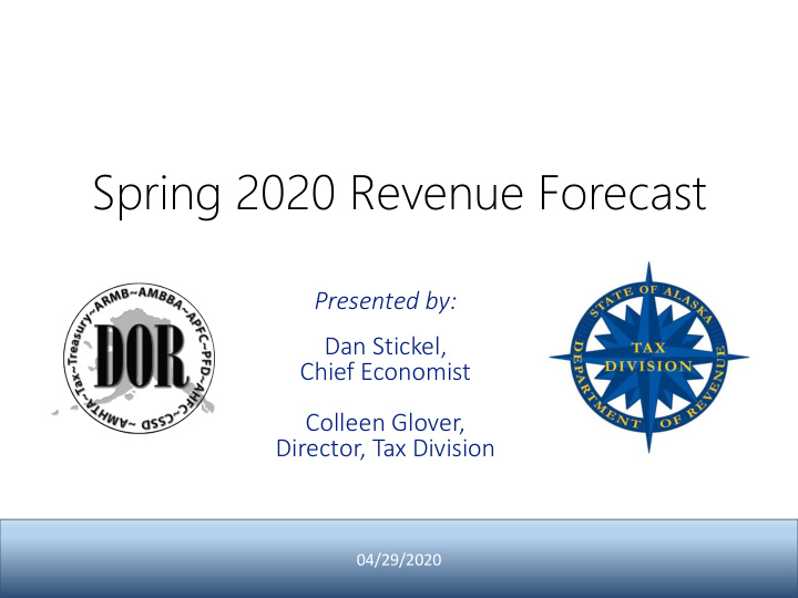 spring 2020 revenue forecast