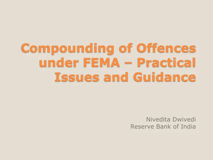 compounding of offences