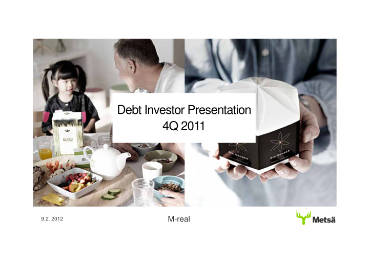 debt investor presentation 4q 2011