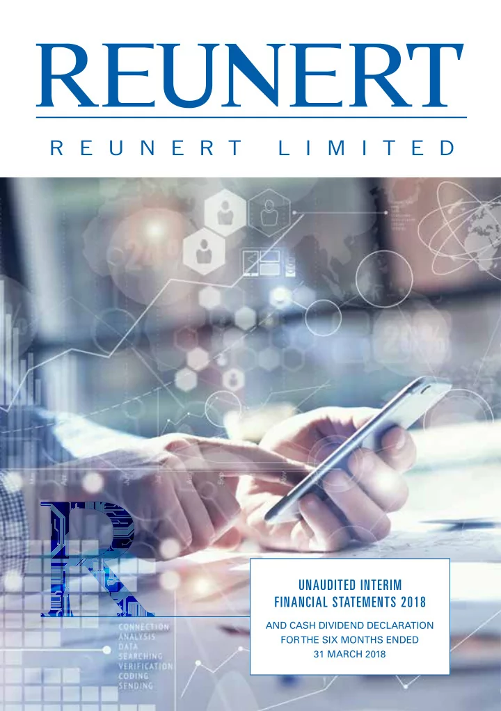 unaudited interim financial statements 2018