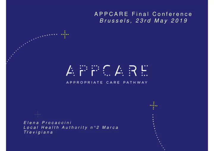 a p p c a r e f i n a l c o n f e r e n c e b r u s s e l