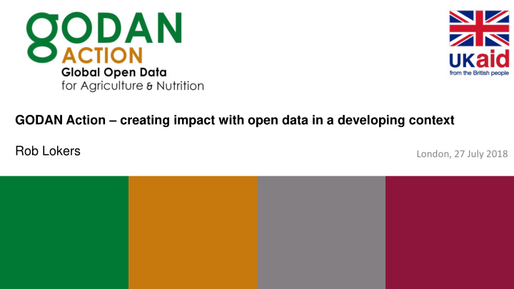 godan action creating impact with open data in a