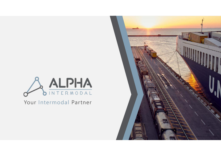 your intermodal partner who we are