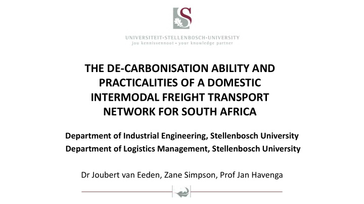 the de carbonisation ability and practicalities of a
