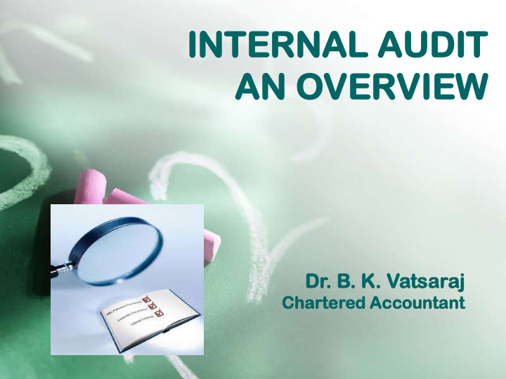 internal nternal au audit dit