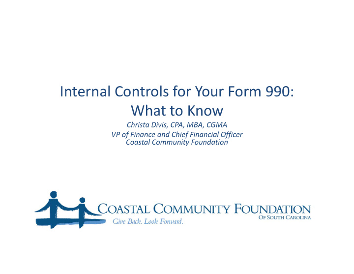 internal controls for your form 990 what to know