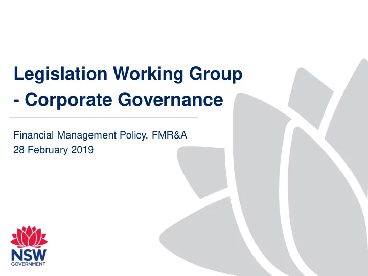 corporate governance