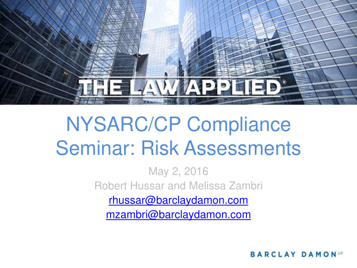 nysarc cp compliance