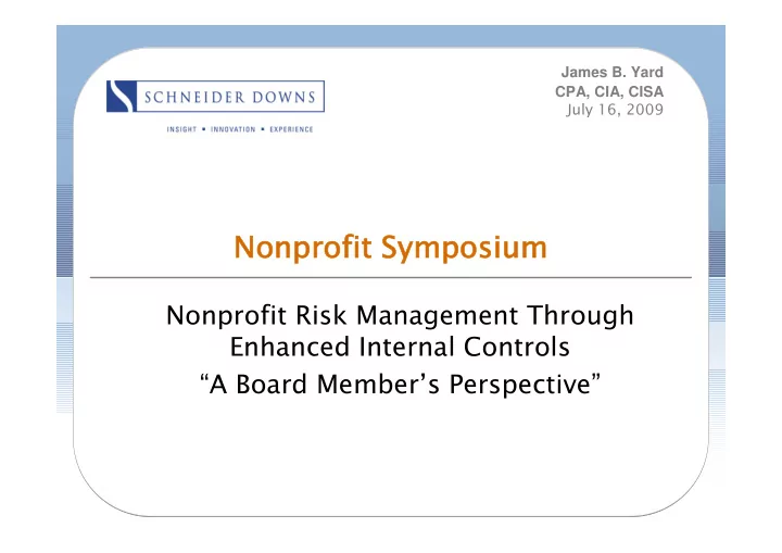 nonp onpro rofi fit symposium posium