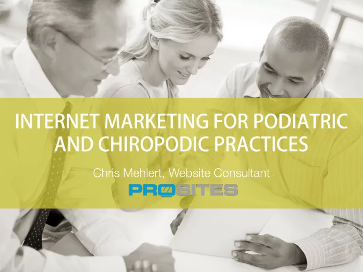 chris mehlert website consultant