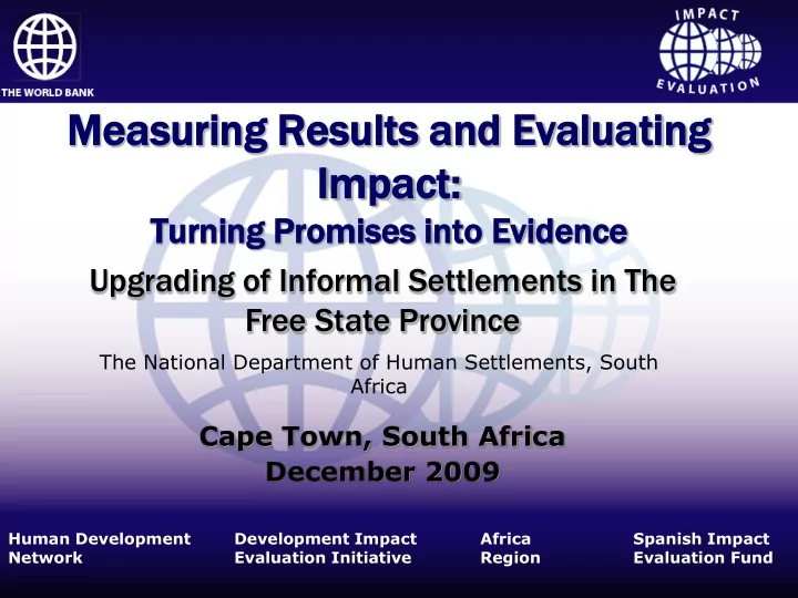 measur suring ing result lts s and nd evalu luating ating