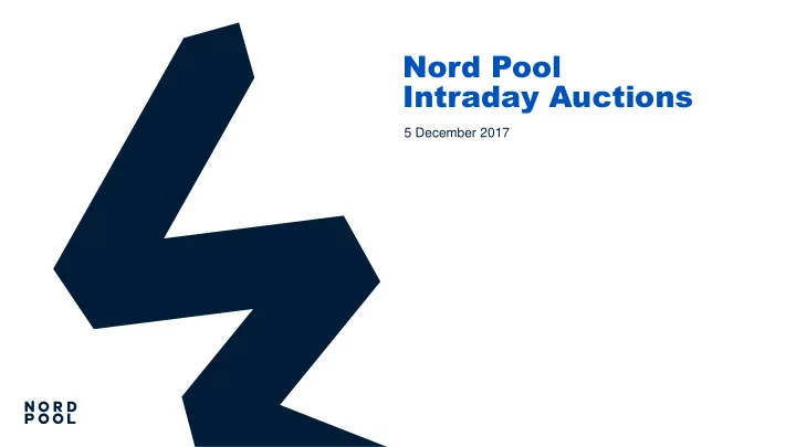 nord pool