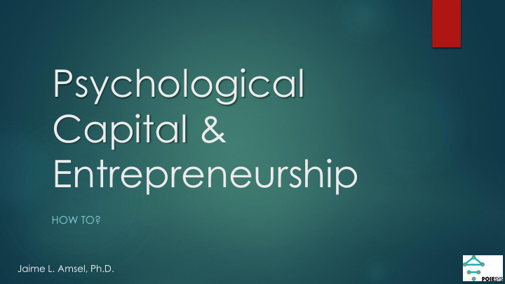 capital entrepreneurship