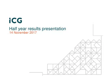 Half year results presentation  14 November 2017  2  Operational highlights  Record fundraising and