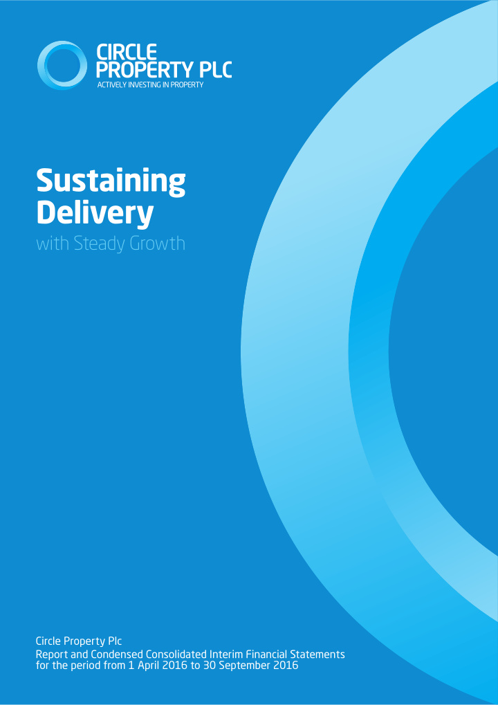 sustaining delivery