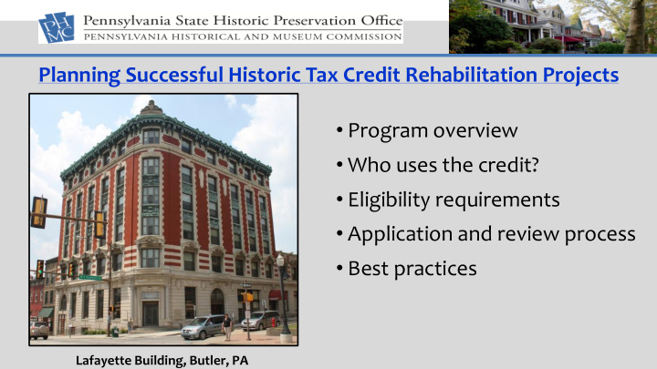 planning successful historic tax credit rehabilitation