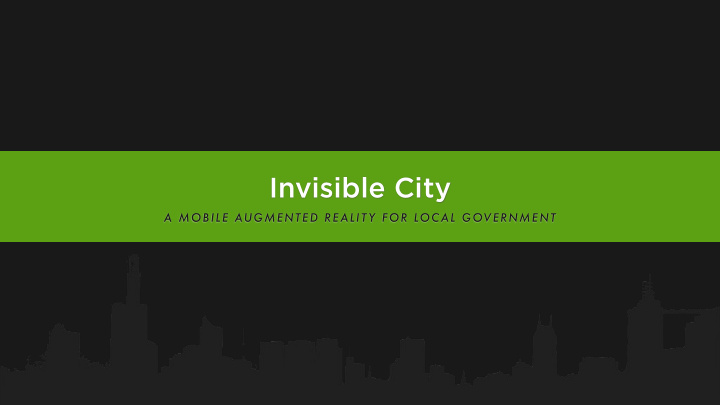 invisible city