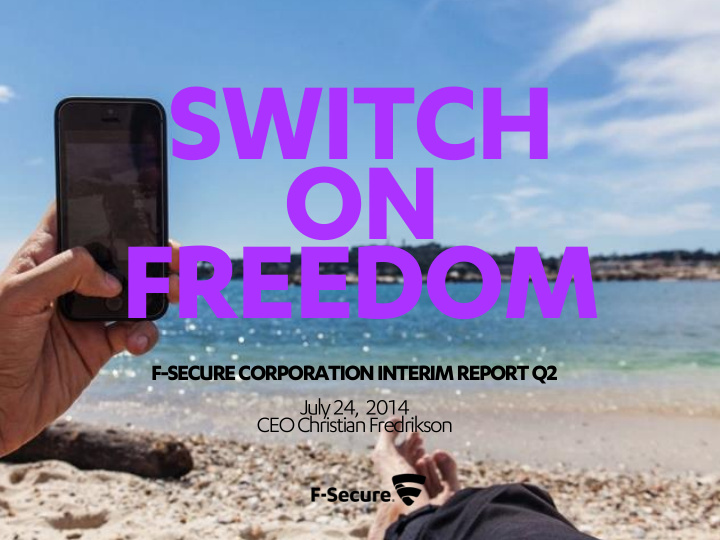 switch on freedom