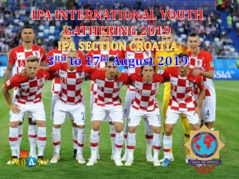 Route  Arrival Day:  3rd August  2019  Dubrovnik  Airport  Accommdation: 3rd  6th  August 2019