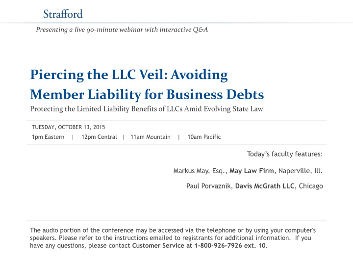 member liability for business debts