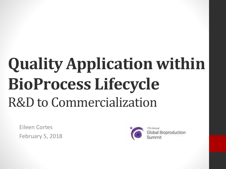 bioprocess lifecycle