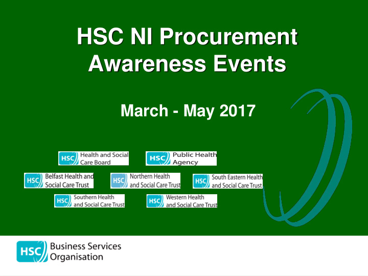 hsc ni procurement