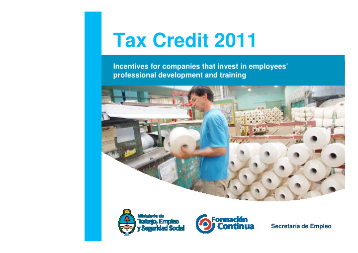 tax credit 2011