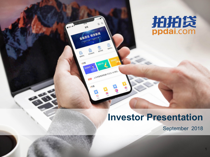 investor presentation