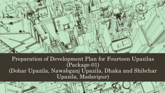Preparation of Development Plan for Fourteen Upazilas  (Package-01)  (Dohar Upazila, Nawabganj