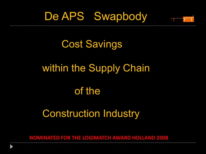 de aps swapbody