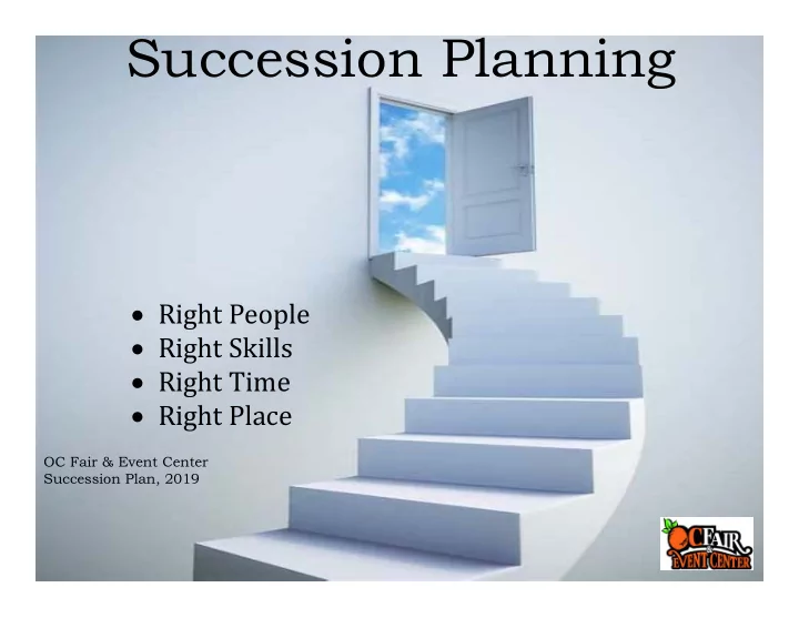 succession planning