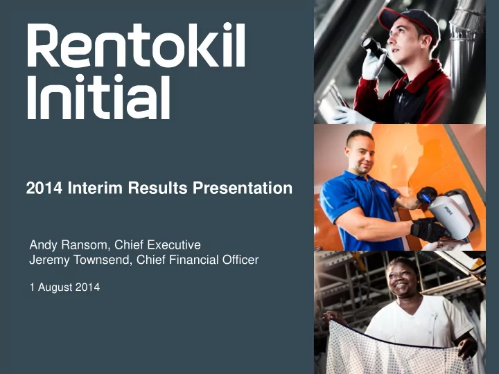2014 interim results presentation