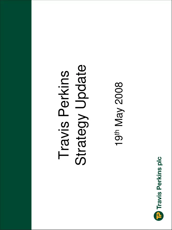strategy update travis perkins