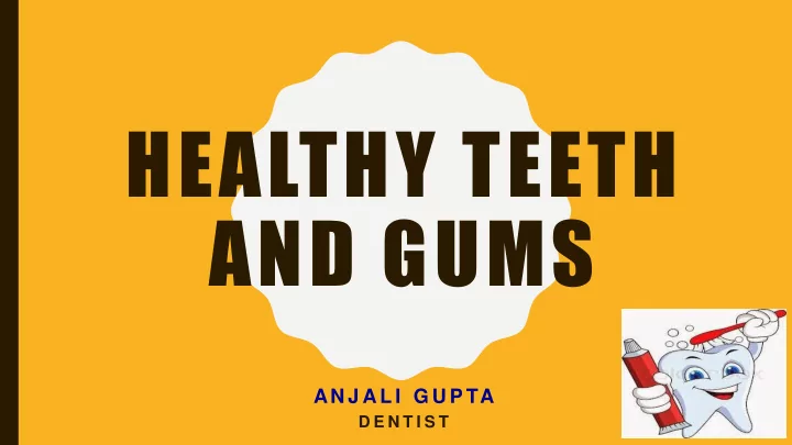 healthy teeth