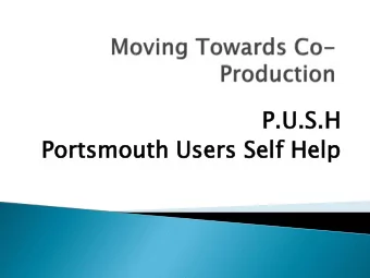 P.U  .U.S  .S.H  .H  Por  ortsm  tsmouth  outh Us  User  ers  s Sel  elf He  f Help  lp  23