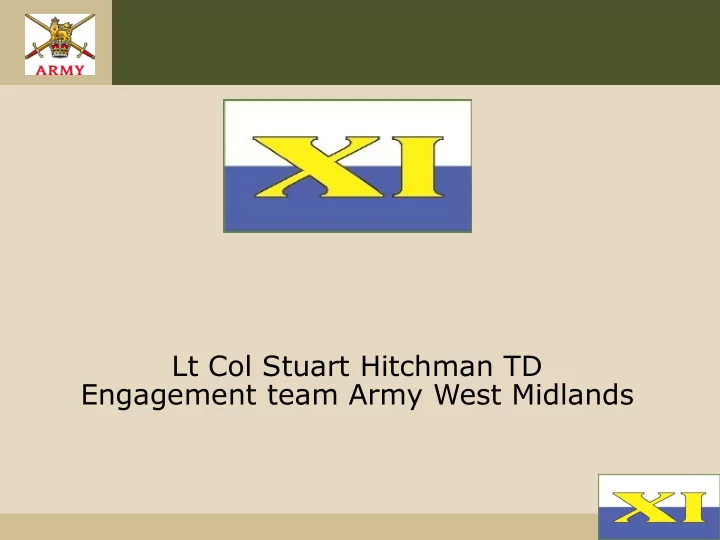 lt col stuart hitchman td