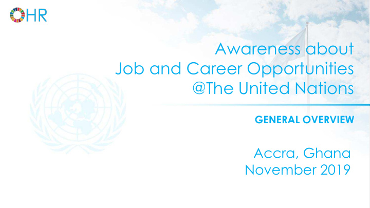 awareness about job and career opportunities the united