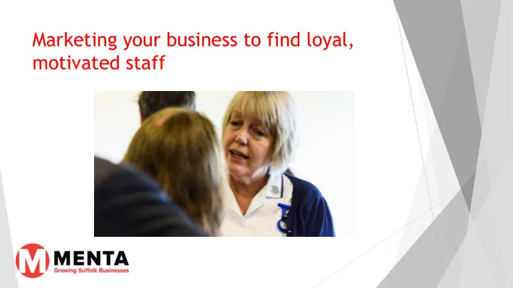 motivated staff do you want the serial movers