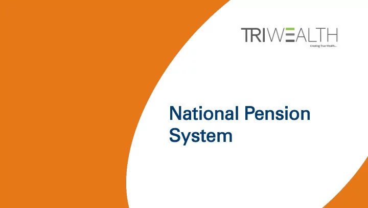 nat ational ional pens ensio ion n