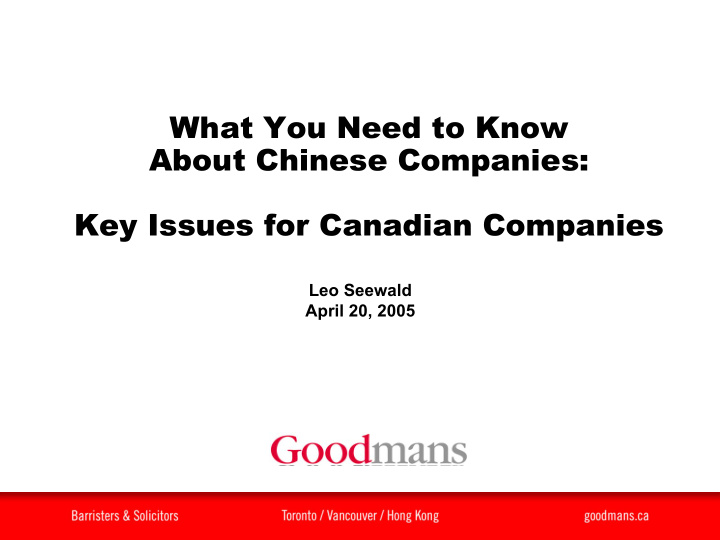 what you need to know about chinese companies key issues